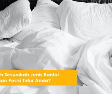 Sudah Sesuaikah Jenis Bantal
